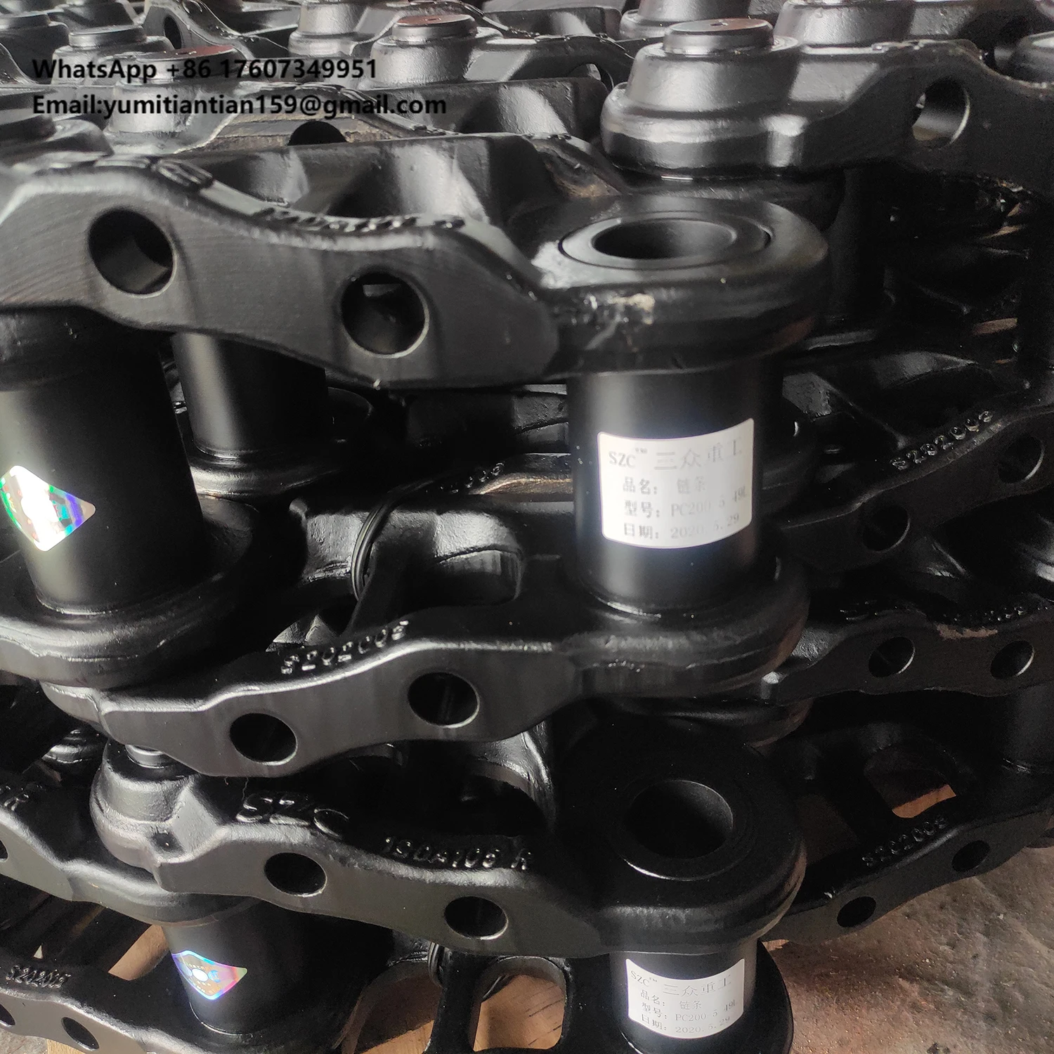 Factory Price EC210 EC240 Excavator Track Link Assy 190mm Pitch 14530361 EC220 Track Chain with Shoe
Factory Price EC210 EC240 Excavator Track Link Assy 190mm Pitch 14530361 EC220 Track Chain with Shoe