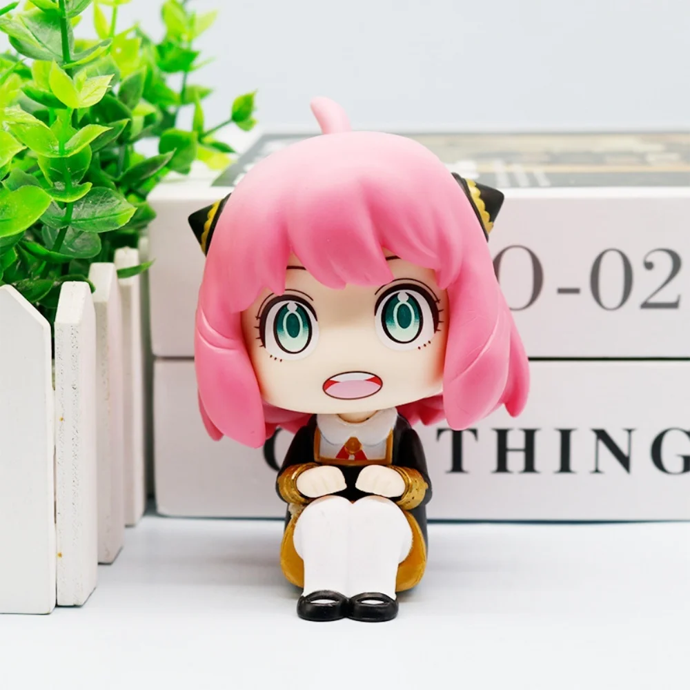 Anime Character Spy Family Figurine, Q-Version Cute Ania Sitting Figurine Model Desktop Ornament Gift
Anime Character Spy Family Figurine, Q-Version Cute Ania Sitting Figurine Model Desktop Ornament Gift