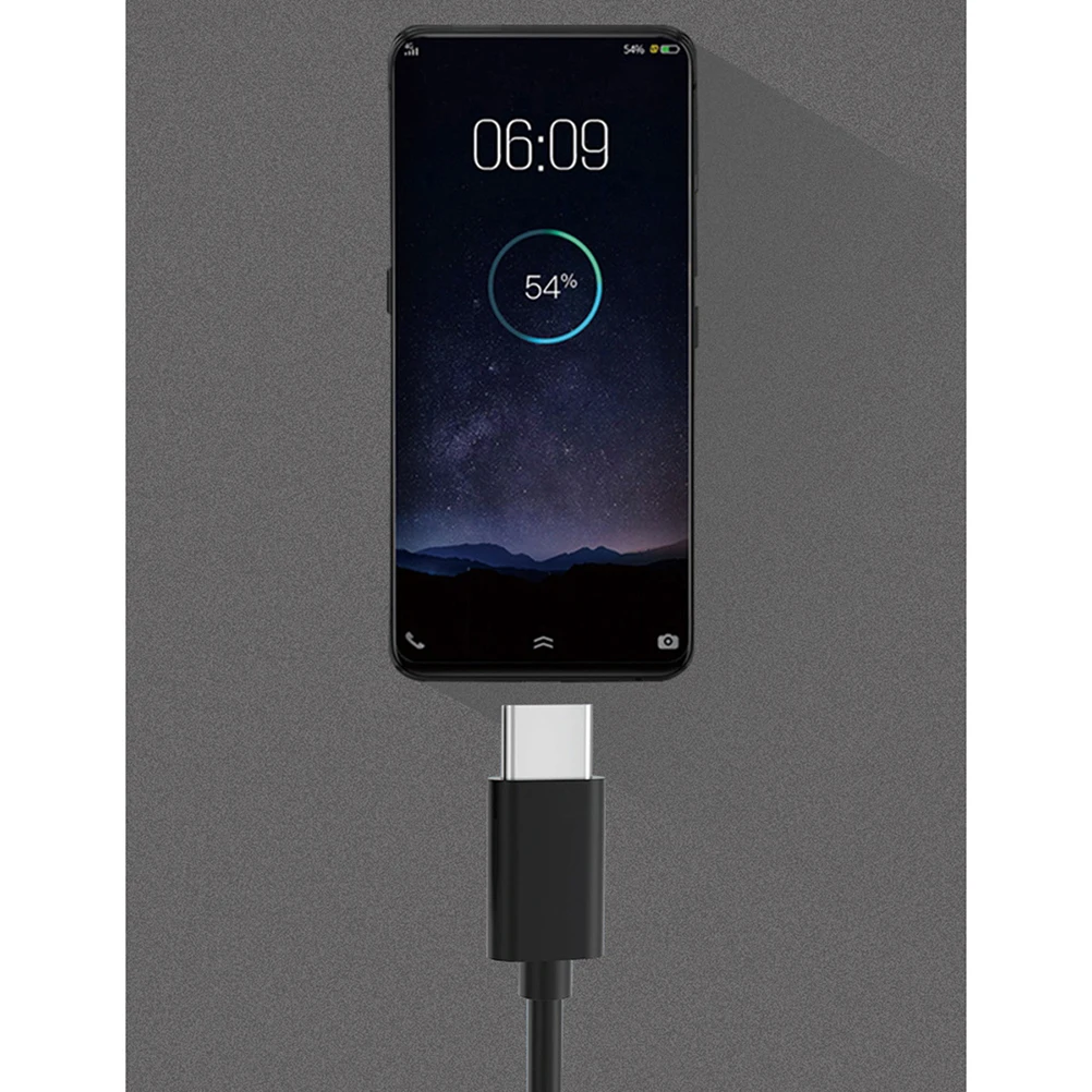 Type-C Data Cable Black Charging to Phone Firm Thickened Wire Compact and Lightweight
Type-C Data Cable Black Charging to Phone Firm Thickened Wire Compact and Lightweight