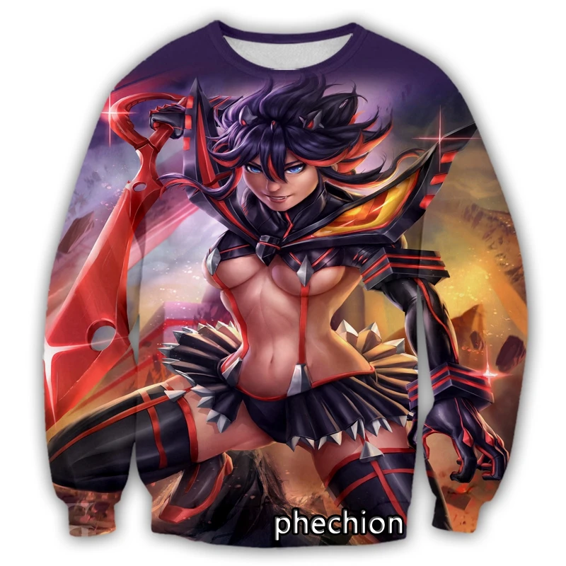 Новый Модный повседневный Свитшот phechion KILL la KILL для мужчин и женщин с 3D принтом, уличная одежда, мужской свободный спортивный Свитшот G14
Новый Модный повседневный Свитшот phechion KILL la KILL для мужчин и женщин с 3D принтом, уличная одежда, мужской свободный спортивный Свитшот G14