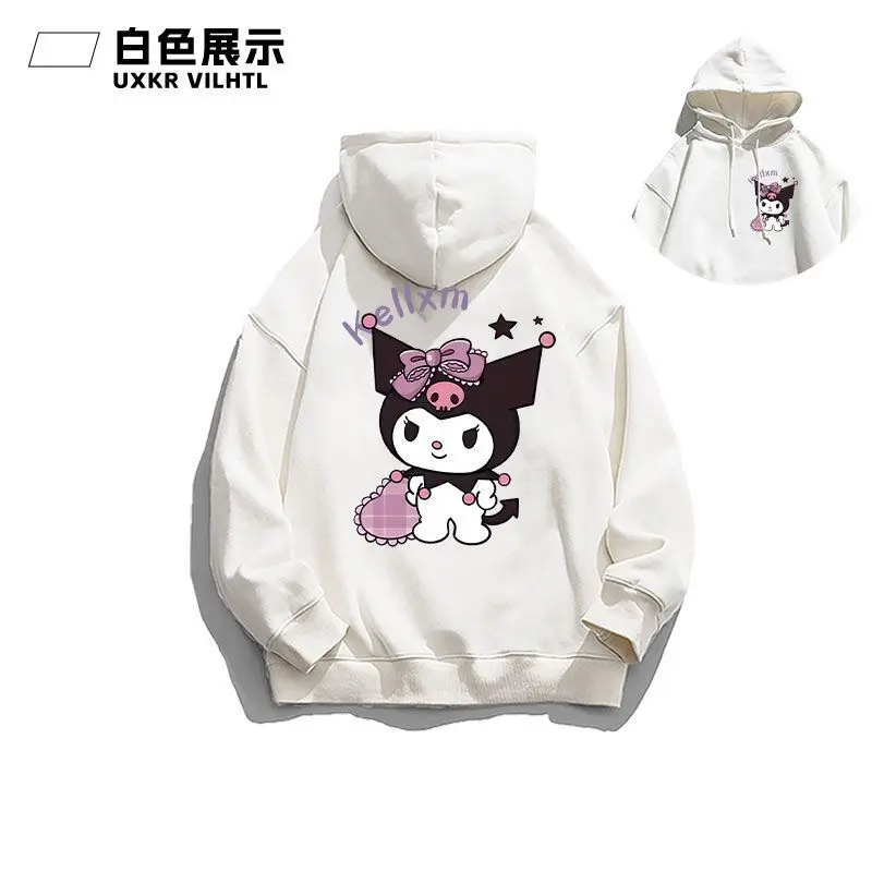 Толстовка с капюшоном Sanrio Cartoon Kuromi, осенняя новинка, модный принт, пуловер для девочек, сохраняющий тепло, парный образ, корейская версия
Толстовка с капюшоном Sanrio Cartoon Kuromi, осенняя новинка, модный принт, пуловер для девочек, сохраняющий тепло, парный образ, корейская версия