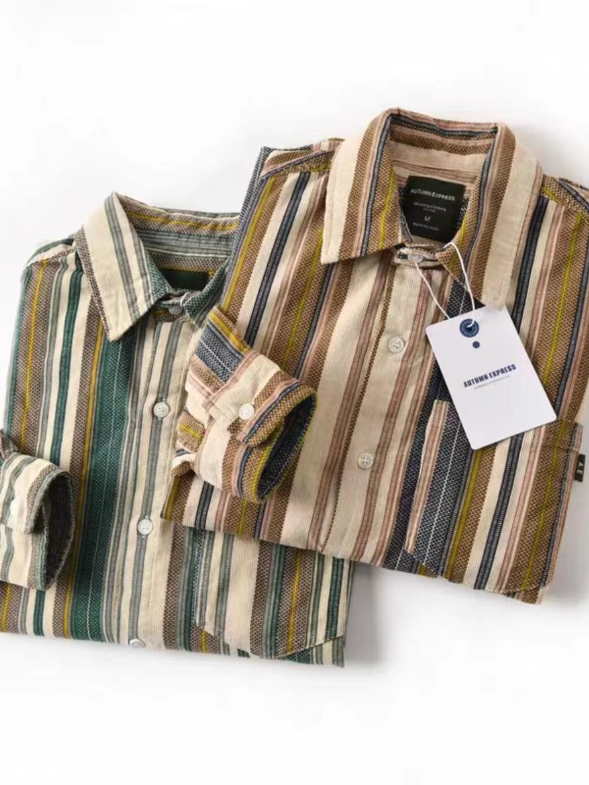 Ретро японский Sle Long Sve вельветовая повседневная свободная мужская одежда irt весенне-осенняя рабочая одежда полосатая верхняя одежда Jaet
Ретро японский Sle Long Sve вельветовая повседневная свободная мужская одежда irt весенне-осенняя рабочая одежда полосатая верхняя одежда Jaet