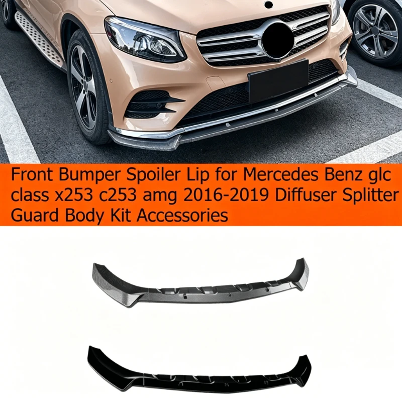 Front Bumper Spoiler Lip for Mercedes Benz Glc Class X253 C253 Amg 2016-2019 Diffuser Splitter Guard Body Kit Accessories
Front Bumper Spoiler Lip for Mercedes Benz Glc Class X253 C253 Amg 2016-2019 Diffuser Splitter Guard Body Kit Accessories