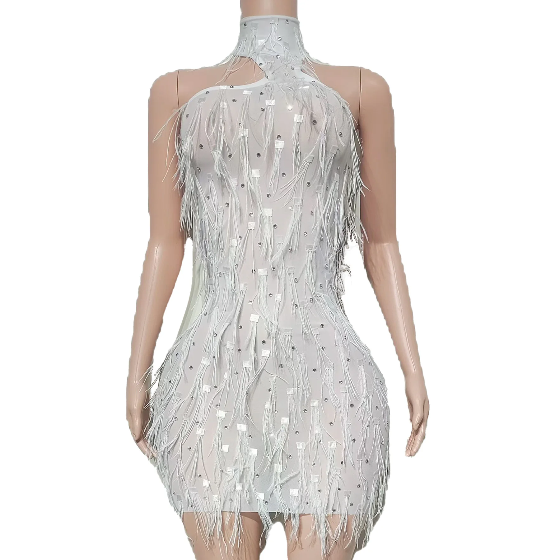 Maomao Evening Prom Gowns 2026 Sexy Perspective Mesh White Tassel Dress Birthday Cocktail Dress quinceanera Graduation Dress
Maomao Evening Prom Gowns 2026 Sexy Perspective Mesh White Tassel Dress Birthday Cocktail Dress quinceanera Graduation Dress