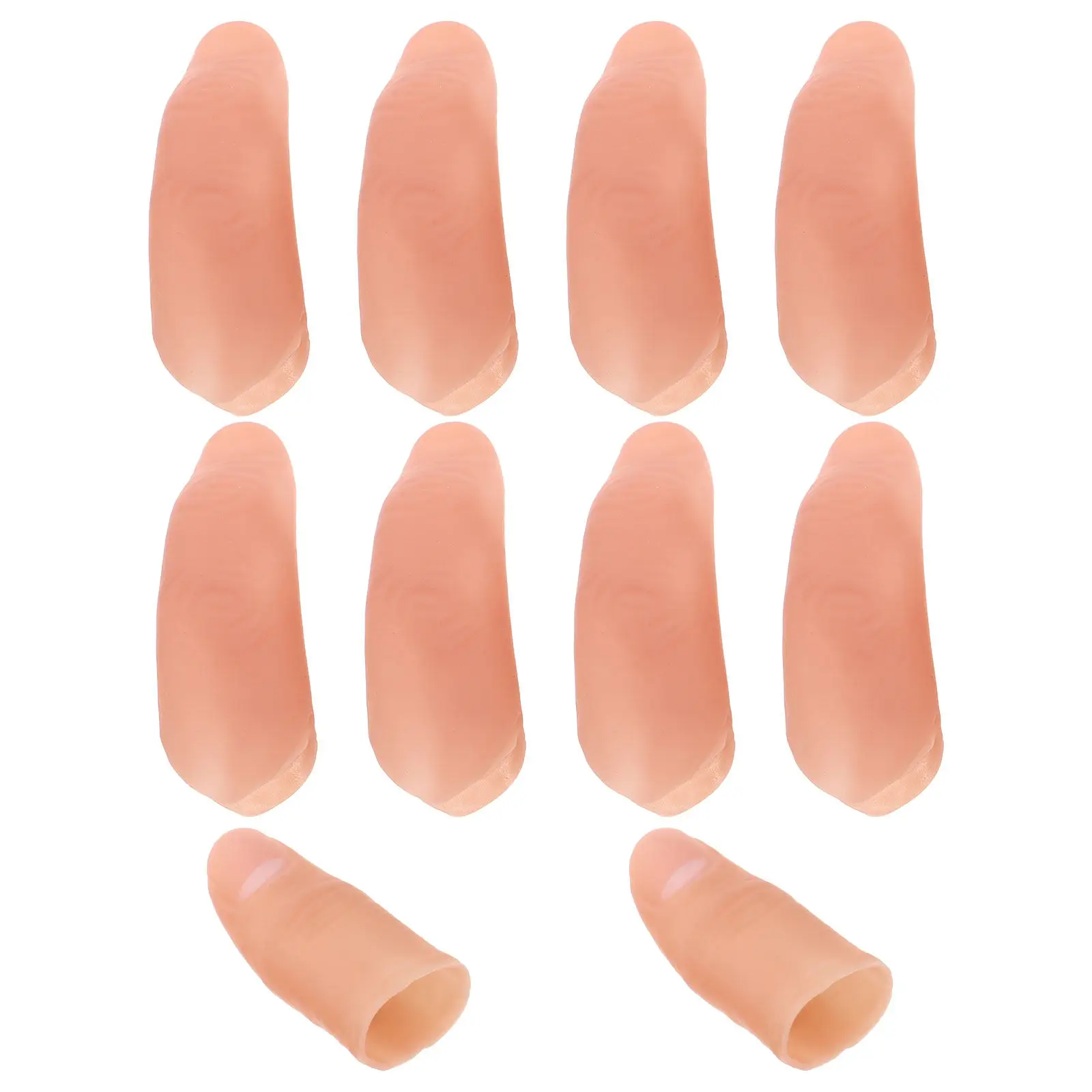 10Pcs Realistic Vinyl Fake Finger Sleeves for Magician Stage Performance Cosplay Party Prank Trick Show Simulation Finger Props
10Pcs Realistic Vinyl Fake Finger Sleeves for Magician Stage Performance Cosplay Party Prank Trick Show Simulation Finger Props