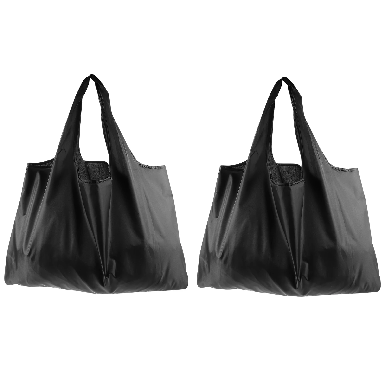 2Pcs Oxford Tote Bags Reusable Shopping Handbags Black Outdoor Carry Bag Large Capacity Foldable Storage Bag
2Pcs Oxford Tote Bags Reusable Shopping Handbags Black Outdoor Carry Bag Large Capacity Foldable Storage Bag