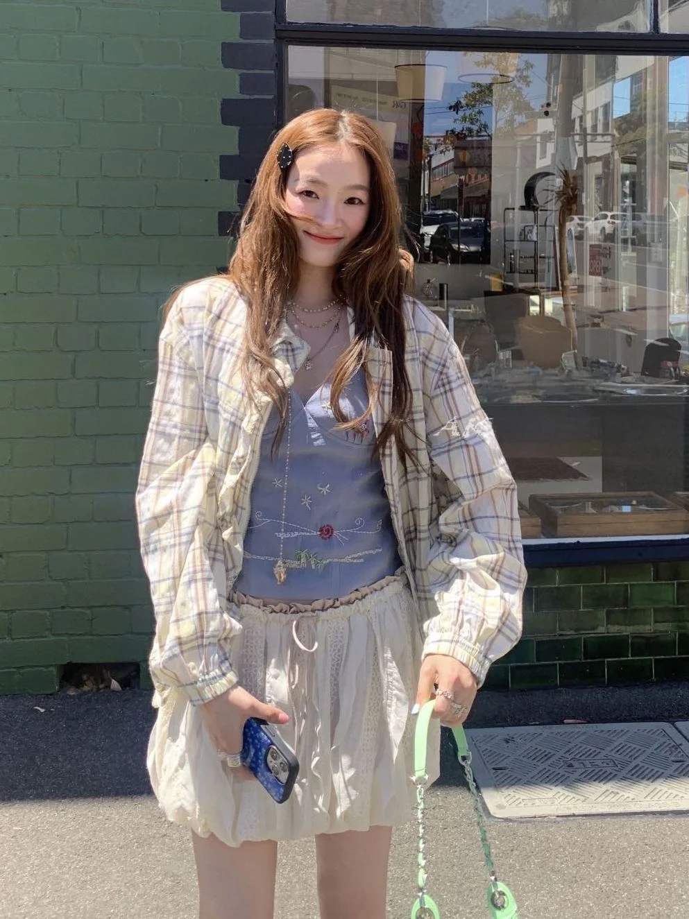 Spring New Style Women's Casual Loose Long Sleeve Plaid Shirt Cardigan Wood Grain Design Comfortable Versatile Outerwear
Spring New Style Women's Casual Loose Long Sleeve Plaid Shirt Cardigan Wood Grain Design Comfortable Versatile Outerwear