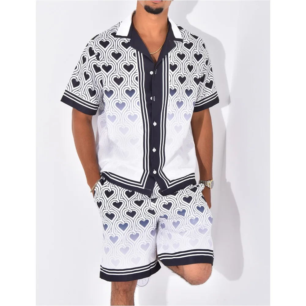 An Absolutely Trendy Men's Shirt Set, The Perfect Choice for Travel, Featuring Simple Color Matching and A Hot-looking Outfit
An Absolutely Trendy Men's Shirt Set, The Perfect Choice for Travel, Featuring Simple Color Matching and A Hot-looking Outfit
