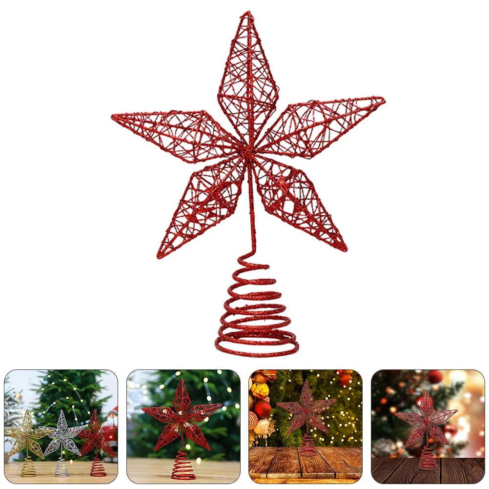 Christmas Tree Star Topper nament Red Three dimensional Decor Xmas Tree Top Star Christmas Decoration Holiday Festive
Christmas Tree Star Topper nament Red Three dimensional Decor Xmas Tree Top Star Christmas Decoration Holiday Festive