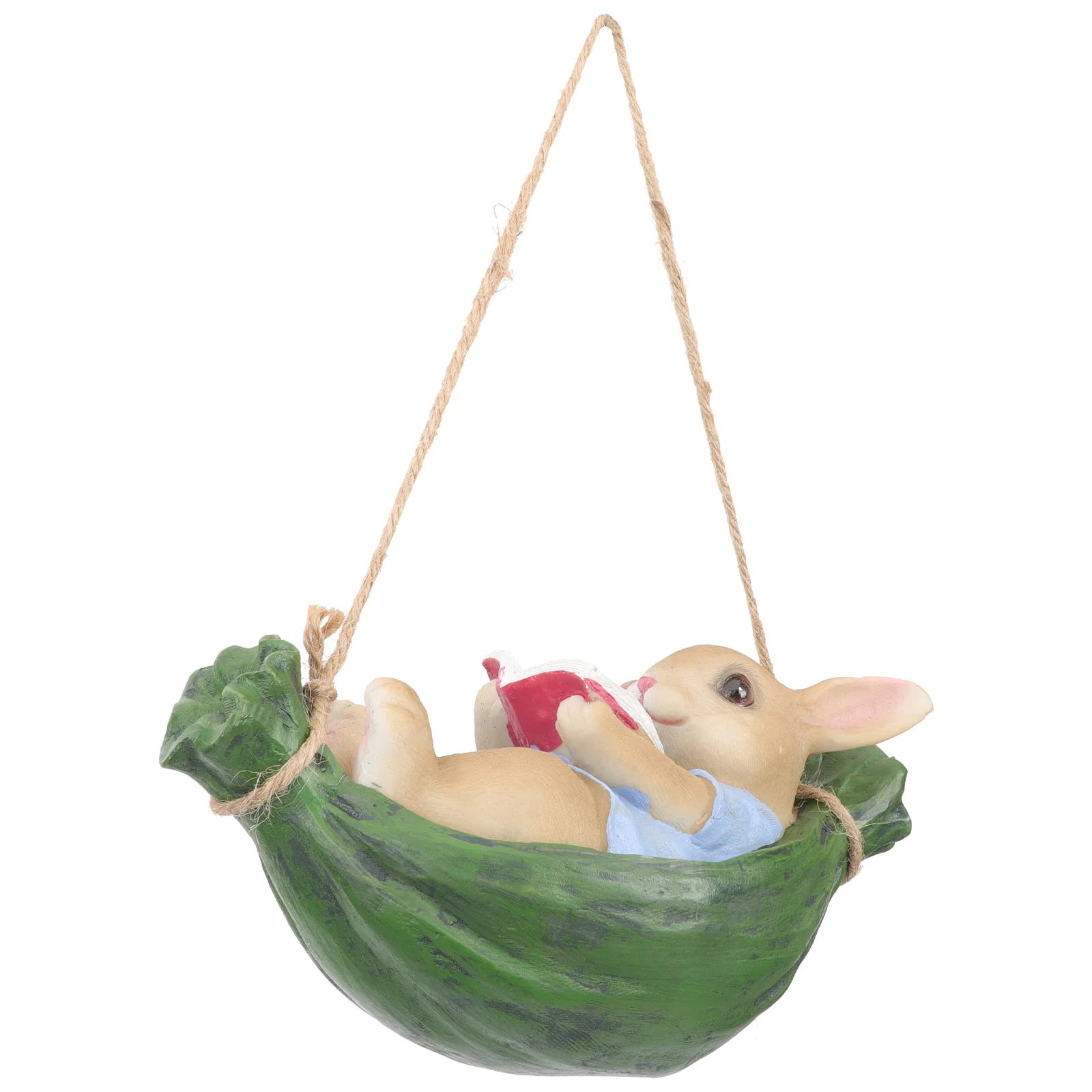 Rabbit Swing Statue Resin Garden Decor Outdoor Yard Ornament Bunny Shape Tree Hanging Decoration for Home and Garden Scene
Rabbit Swing Statue Resin Garden Decor Outdoor Yard Ornament Bunny Shape Tree Hanging Decoration for Home and Garden Scene
