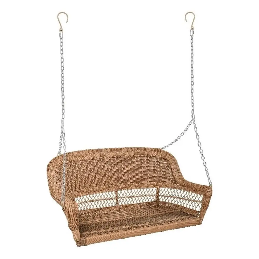 All-Weather Resin Wicker Porch Swing Durable Steel Frame Hanging Chain Outdoor Patio 51.5"x26.5"x23.5", Customized
All-Weather Resin Wicker Porch Swing Durable Steel Frame Hanging Chain Outdoor Patio 51.5"x26.5"x23.5", Customized