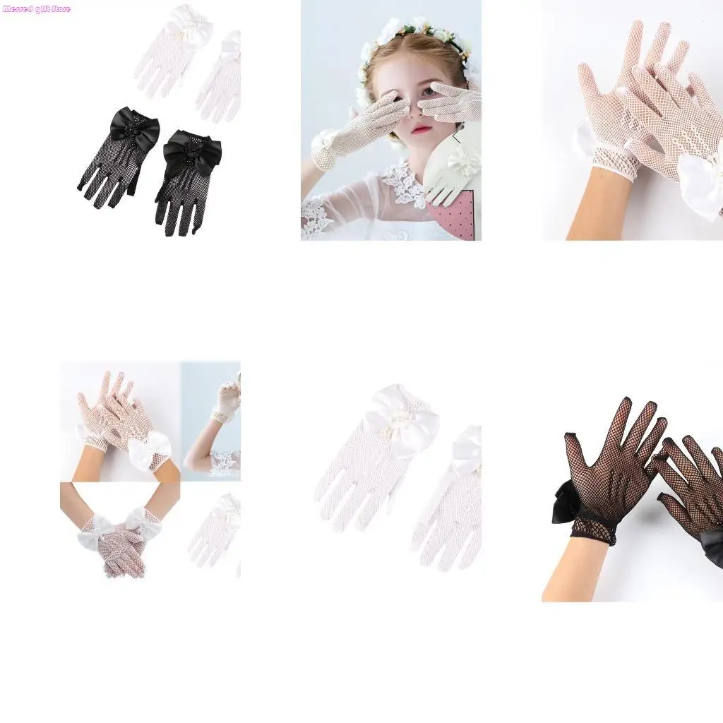 D0JC 1 Pair Lace Girls' Formal Gloves Comfortable Nylon Fabric Mittens for Wedding
D0JC 1 Pair Lace Girls' Formal Gloves Comfortable Nylon Fabric Mittens for Wedding
