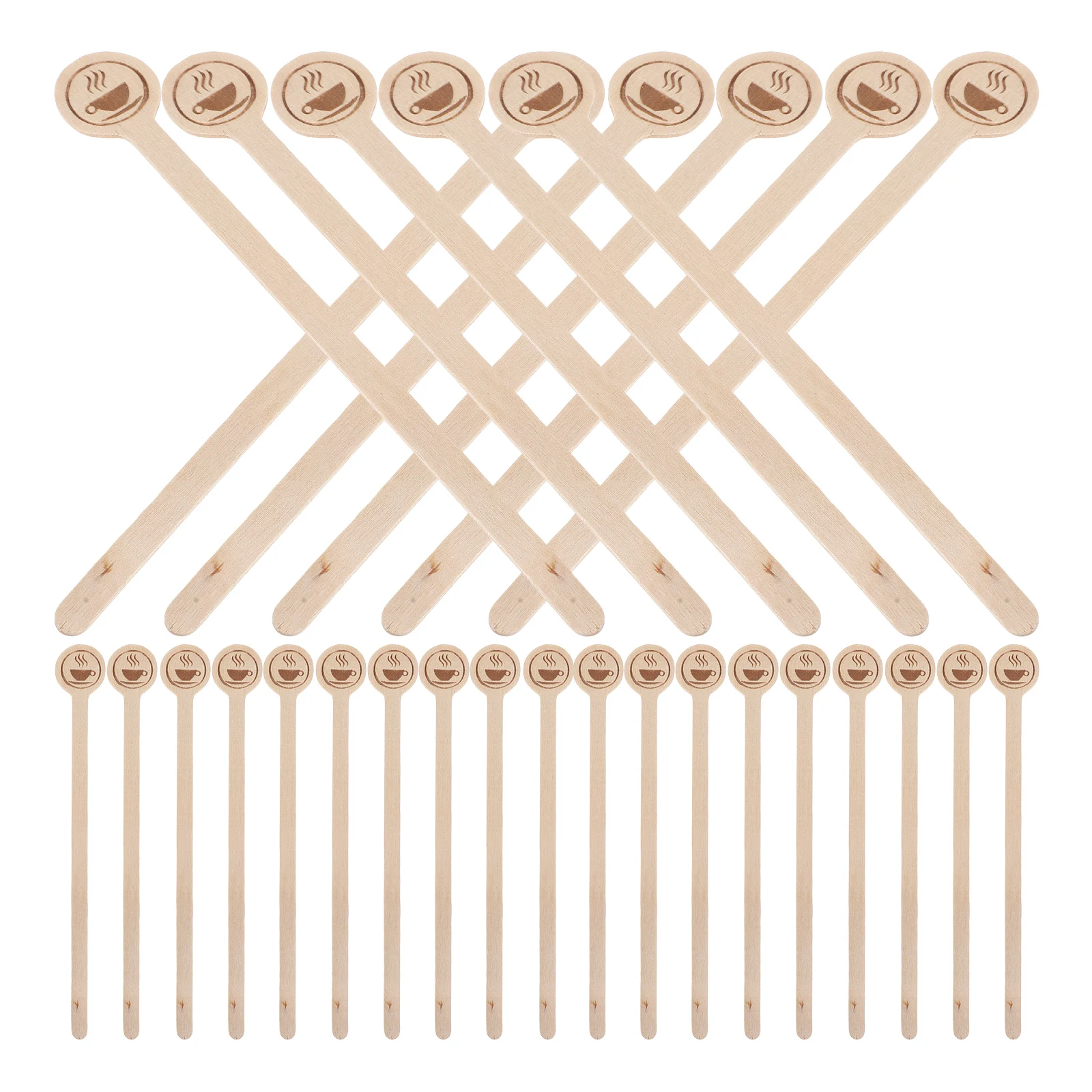 100 pcs Wooden Coffee Stirring Sticks Hot Cocoa Mixer Chocolate Swizzle Bars Disposable Beverage Stirrers Cocktail Rods
100 pcs Wooden Coffee Stirring Sticks Hot Cocoa Mixer Chocolate Swizzle Bars Disposable Beverage Stirrers Cocktail Rods