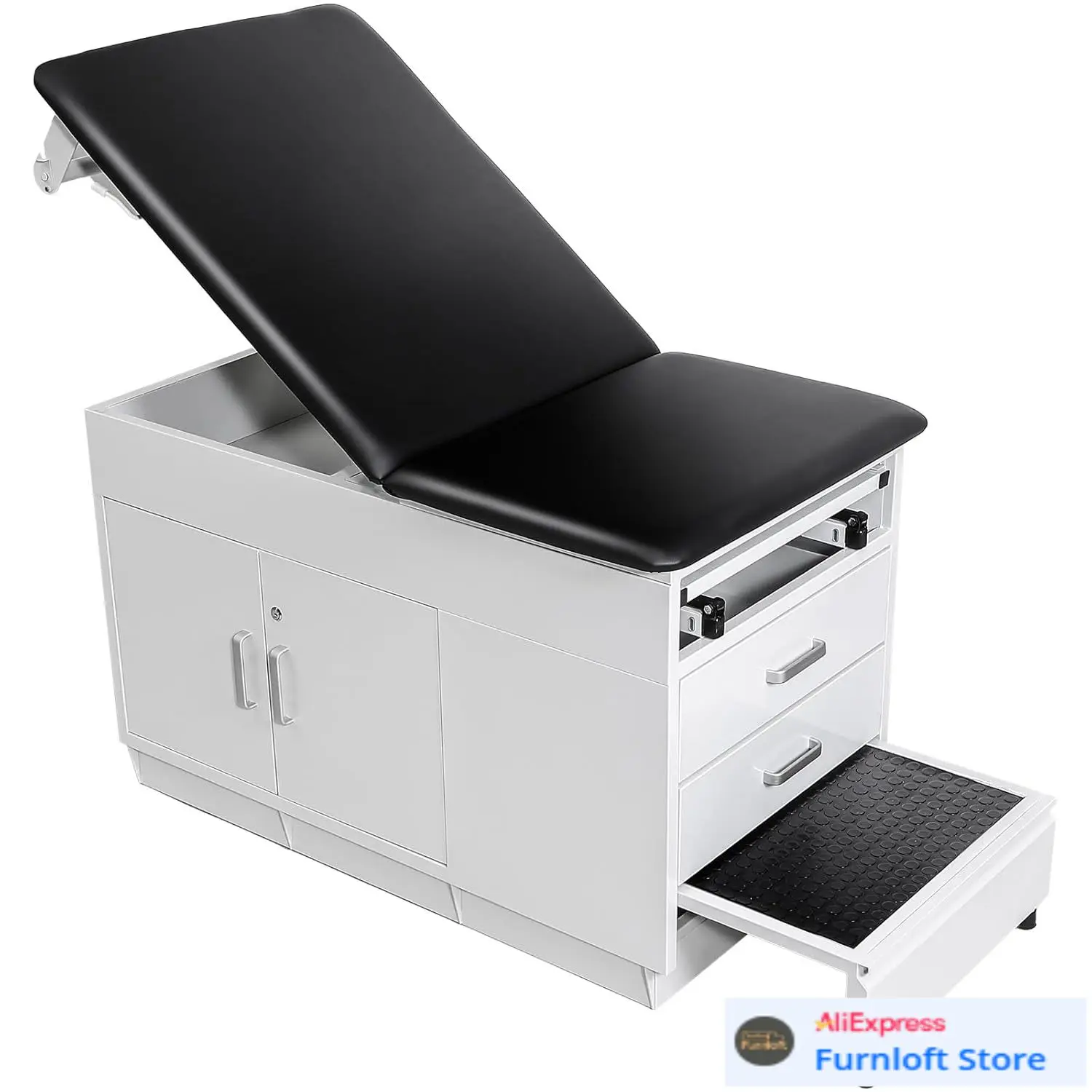 Pro Medical Exam Table, Medical Examination Bed with Adjustable Backrest, Physical Therapy Exam Table with Locking Cabinet, 2
Pro Medical Exam Table, Medical Examination Bed with Adjustable Backrest, Physical Therapy Exam Table with Locking Cabinet, 2