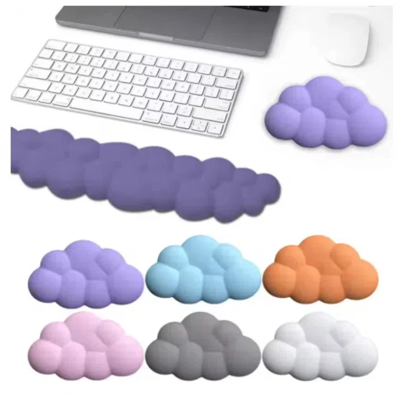 Soft Cloud Shaped Keyboard Wrist Rest Pad Memory Cotton Comfort Mouse Pad Waterproof PU Leather Hand Pillow Typewriting Tools
Soft Cloud Shaped Keyboard Wrist Rest Pad Memory Cotton Comfort Mouse Pad Waterproof PU Leather Hand Pillow Typewriting Tools