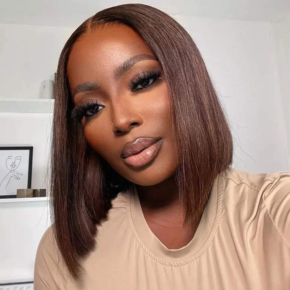 16-дюймовый # 4 Шоколадно-коричневых парика Боб 100% прямые человеческие волосы 13x4 Hd Парик фронта шнурка 200% Плотность Короткий коричневый Боб Парик из человеческих волос
16-дюймовый # 4 Шоколадно-коричневых парика Боб 100% прямые человеческие волосы 13x4 Hd Парик фронта шнурка 200% Плотность Короткий коричневый Боб Парик из человеческих волос