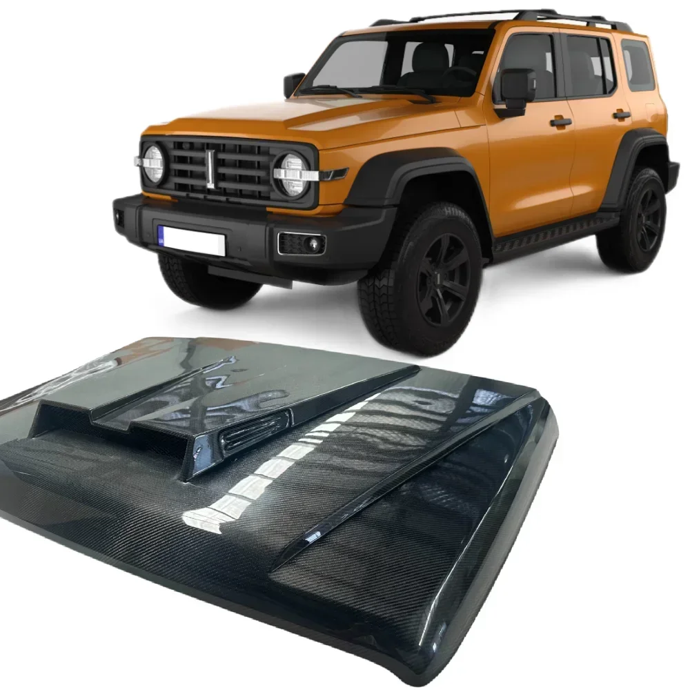 Wholesale Customized Great Wall Tank 300 Carbon Fiber Hood WEY 300 Modified Carbon Fiber Hood-New Condition
Wholesale Customized Great Wall Tank 300 Carbon Fiber Hood WEY 300 Modified Carbon Fiber Hood-New Condition