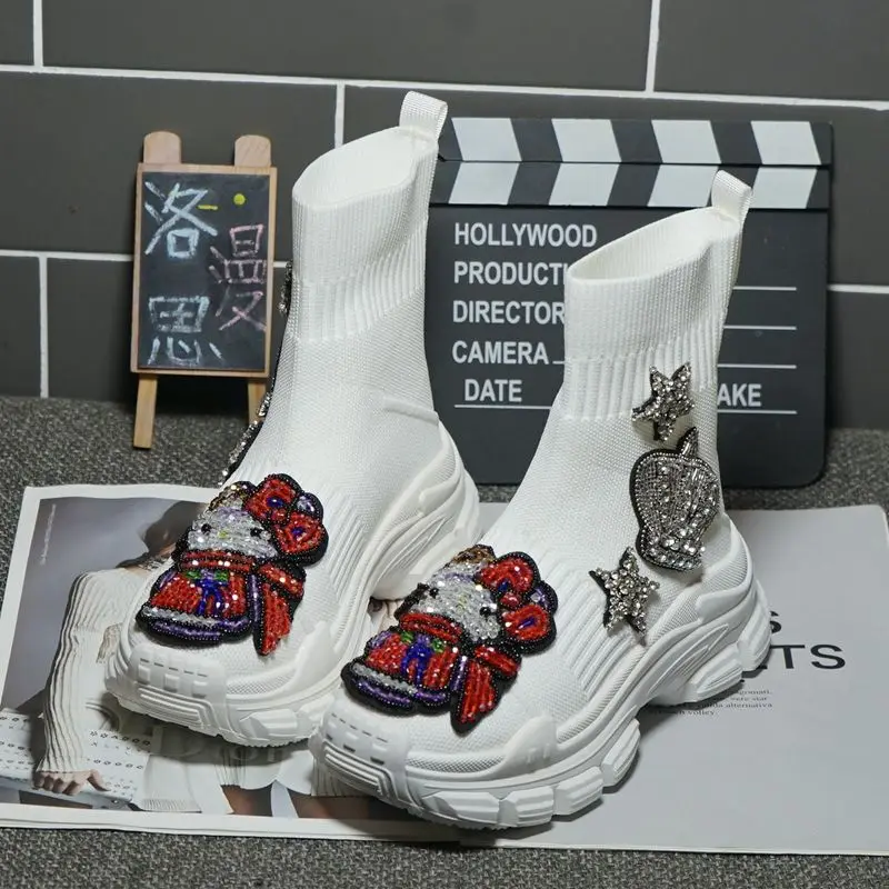 Cute Hello Kitty Cartoon Women Platform Shoes Anime Girls Short Boots Shoes Leisure Cute Thick Soled Shoes Girls Student Shoes
Cute Hello Kitty Cartoon Women Platform Shoes Anime Girls Short Boots Shoes Leisure Cute Thick Soled Shoes Girls Student Shoes