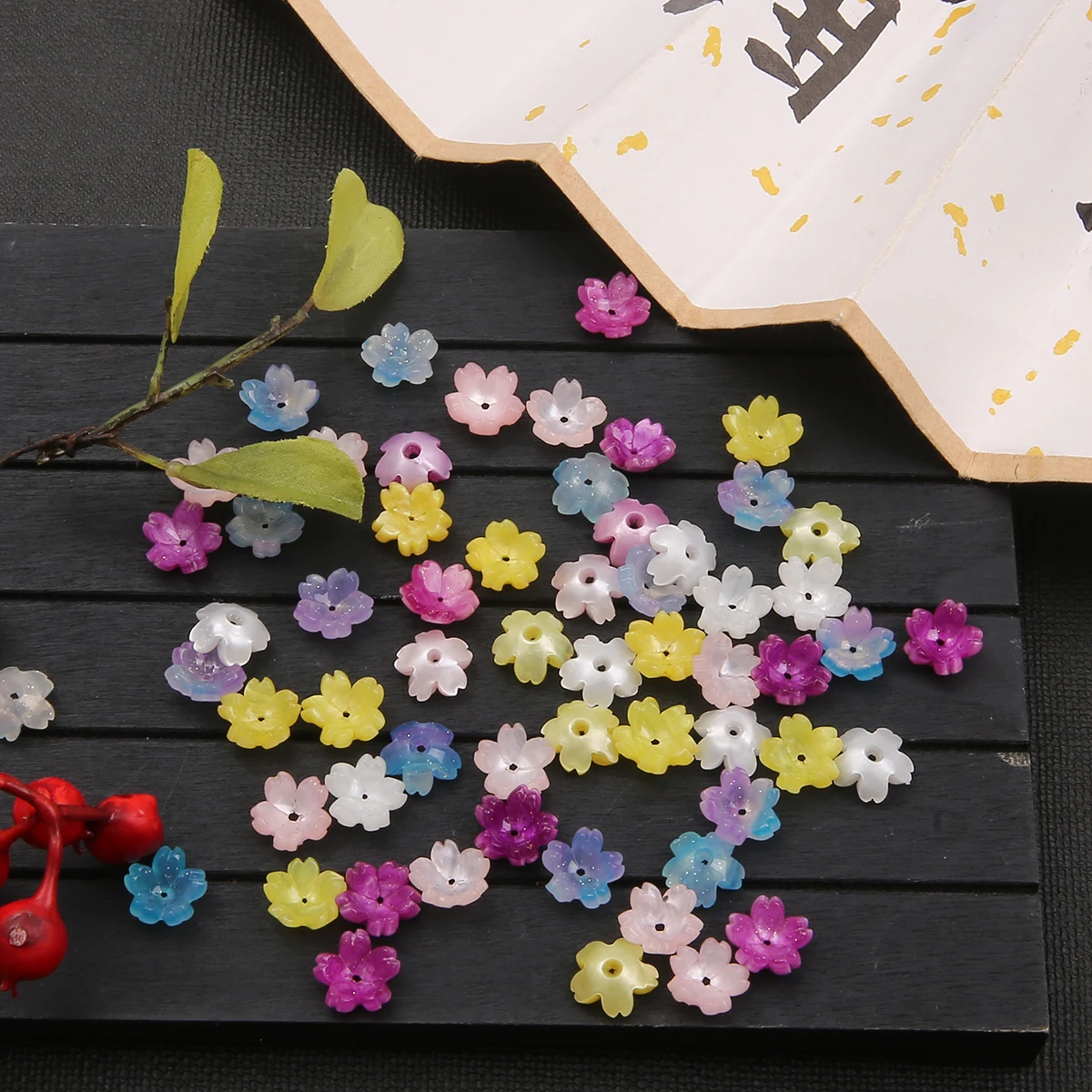 10pcs/lot Multicolors Flower Petal Beads Acrylic Spacer Beads For Bracelet Jewelry Making Accessories DIY Hair Clip Materials
10pcs/lot Multicolors Flower Petal Beads Acrylic Spacer Beads For Bracelet Jewelry Making Accessories DIY Hair Clip Materials