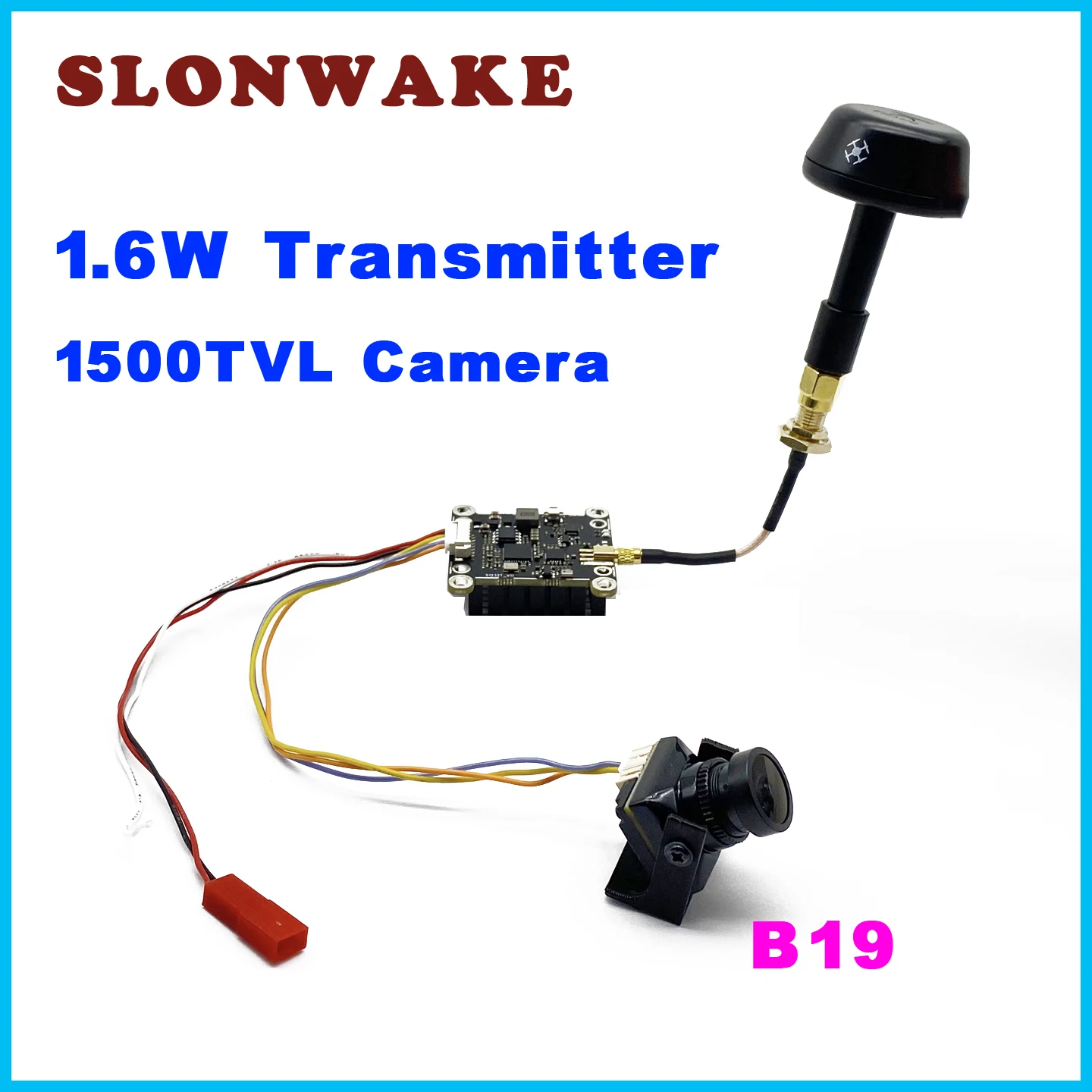 Over 10km 5.8G 48CH 200/500/800/1600mW adjustable VTX transmitter and B19 2.1mm Lens 1500TVL fpv camera for RC Playing Part
Over 10km 5.8G 48CH 200/500/800/1600mW adjustable VTX transmitter and B19 2.1mm Lens 1500TVL fpv camera for RC Playing Part