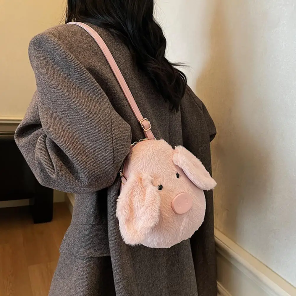 Милая плюшевая сумка-свинка через плечо, мягкая пушистая сумка-слинг с регулируемым ремнем, чехол для телефона, вместительная сумка для путешествий и шопинга
Милая плюшевая сумка-свинка через плечо, мягкая пушистая сумка-слинг с регулируемым ремнем, чехол для телефона, вместительная сумка для путешествий и шопинга