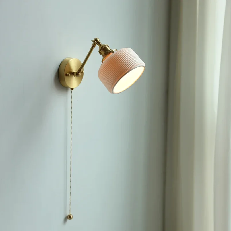 White Ceramic Wall Mounted Lights for Bedroom Bedside Hotel Living Room Background Sconce Light Modern Decoration Pull Switch
White Ceramic Wall Mounted Lights for Bedroom Bedside Hotel Living Room Background Sconce Light Modern Decoration Pull Switch