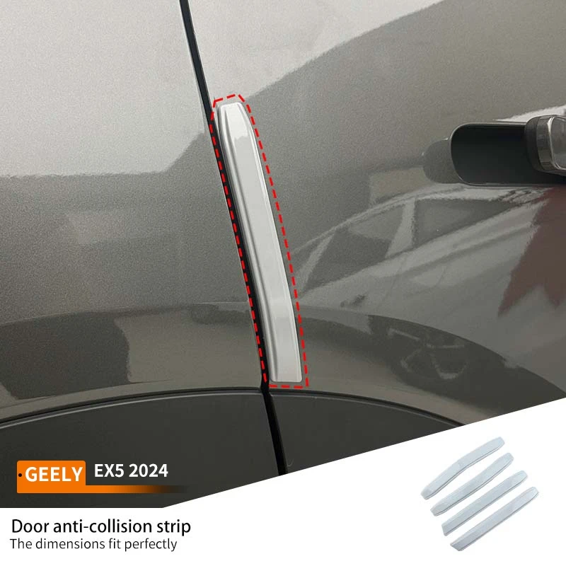 4Pcs Car Door Anti-collision Strip ABS Decoration Sticker Anti-Scratch Wear Resistant Protector Accessories For Geely EX5 2024
4Pcs Car Door Anti-collision Strip ABS Decoration Sticker Anti-Scratch Wear Resistant Protector Accessories For Geely EX5 2024