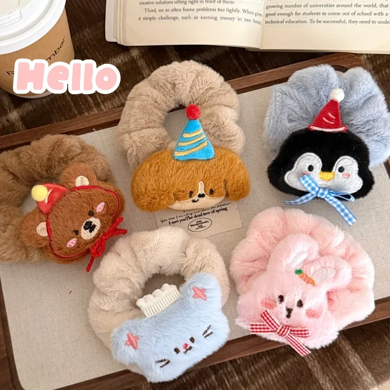 Original Cute Plush Animal Hair Tie Scrunchies for Girls Women Ponytail Accessories,High-quality cute large intestine hair tie
Original Cute Plush Animal Hair Tie Scrunchies for Girls Women Ponytail Accessories,High-quality cute large intestine hair tie