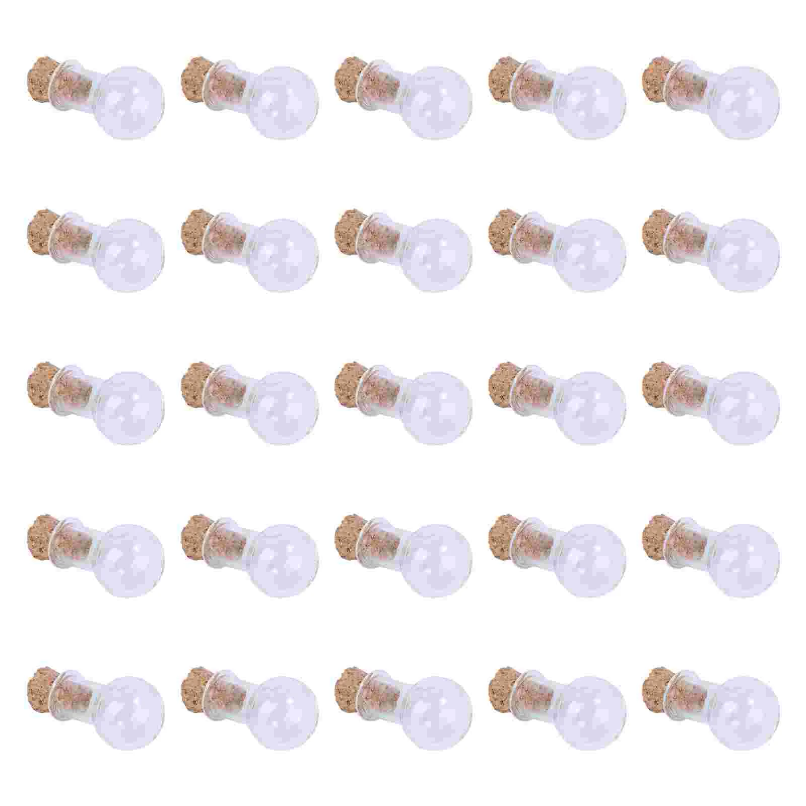 25Pcs Wishing Bottle Pendant Craft Accessory Mini Drift Bottle Borosilicate Glass Travel Necklace Handmade Gifts
25Pcs Wishing Bottle Pendant Craft Accessory Mini Drift Bottle Borosilicate Glass Travel Necklace Handmade Gifts