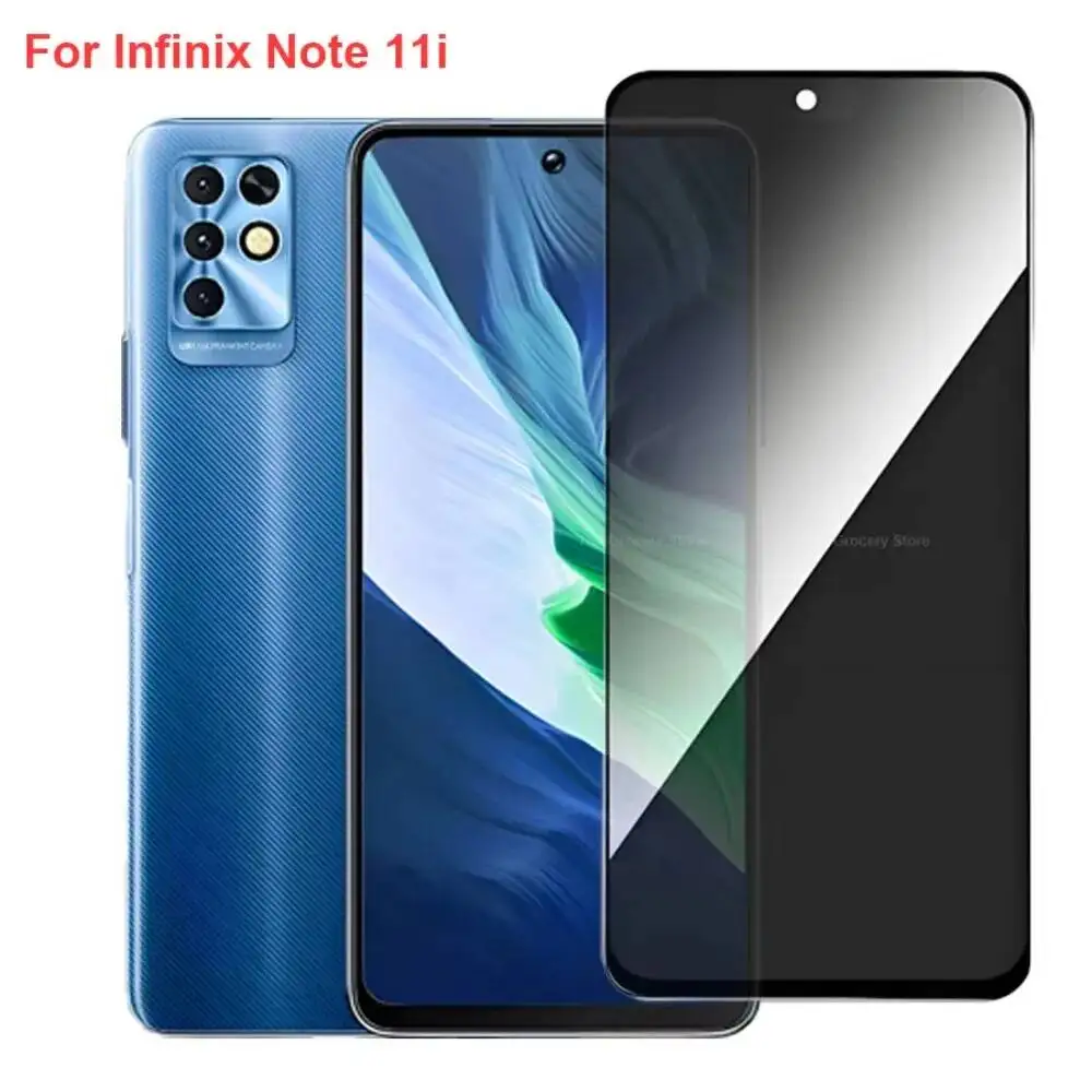 Note 11I Anti Spy Privacy Tempered Glass Screen Protector Compatible For Infinix Note11i Phone Film