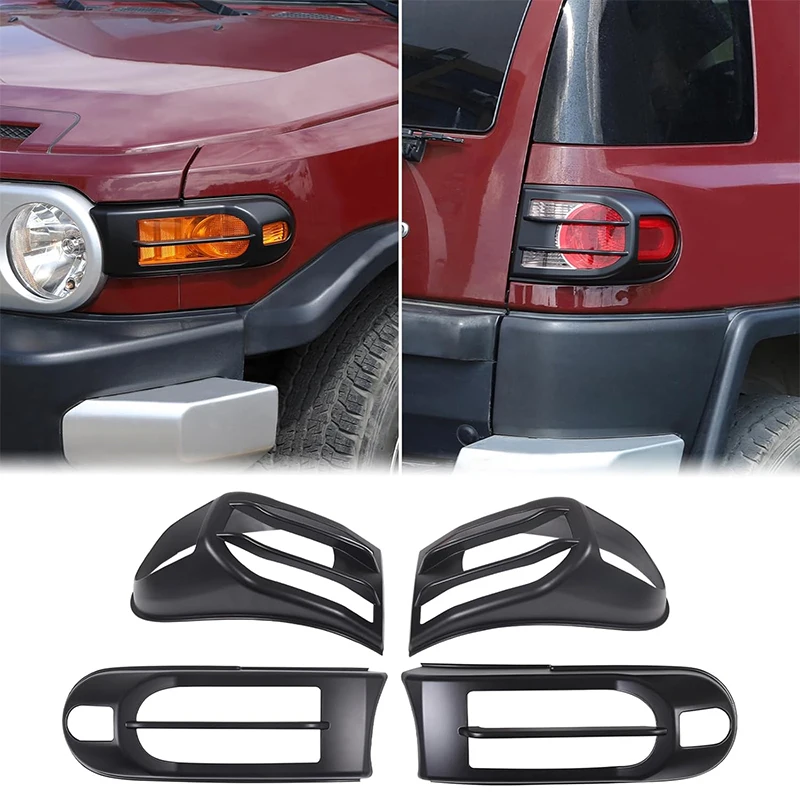 For Toyota FJ Cruiser 2007-2021 ABS Car Front Lamp Tail Lights Guard Cover Frame Protective Sticker Car Accessories
For Toyota FJ Cruiser 2007-2021 ABS Car Front Lamp Tail Lights Guard Cover Frame Protective Sticker Car Accessories
