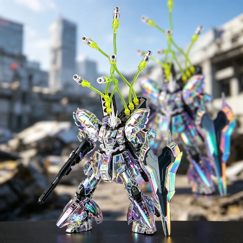 RG 1/144 Iridescent Chrome Sazabi Holographic Laser Transparent Gunpla Model Kit Anime Mecha Action Figure Boy Assembly Toy Gift
RG 1/144 Iridescent Chrome Sazabi Holographic Laser Transparent Gunpla Model Kit Anime Mecha Action Figure Boy Assembly Toy Gift
