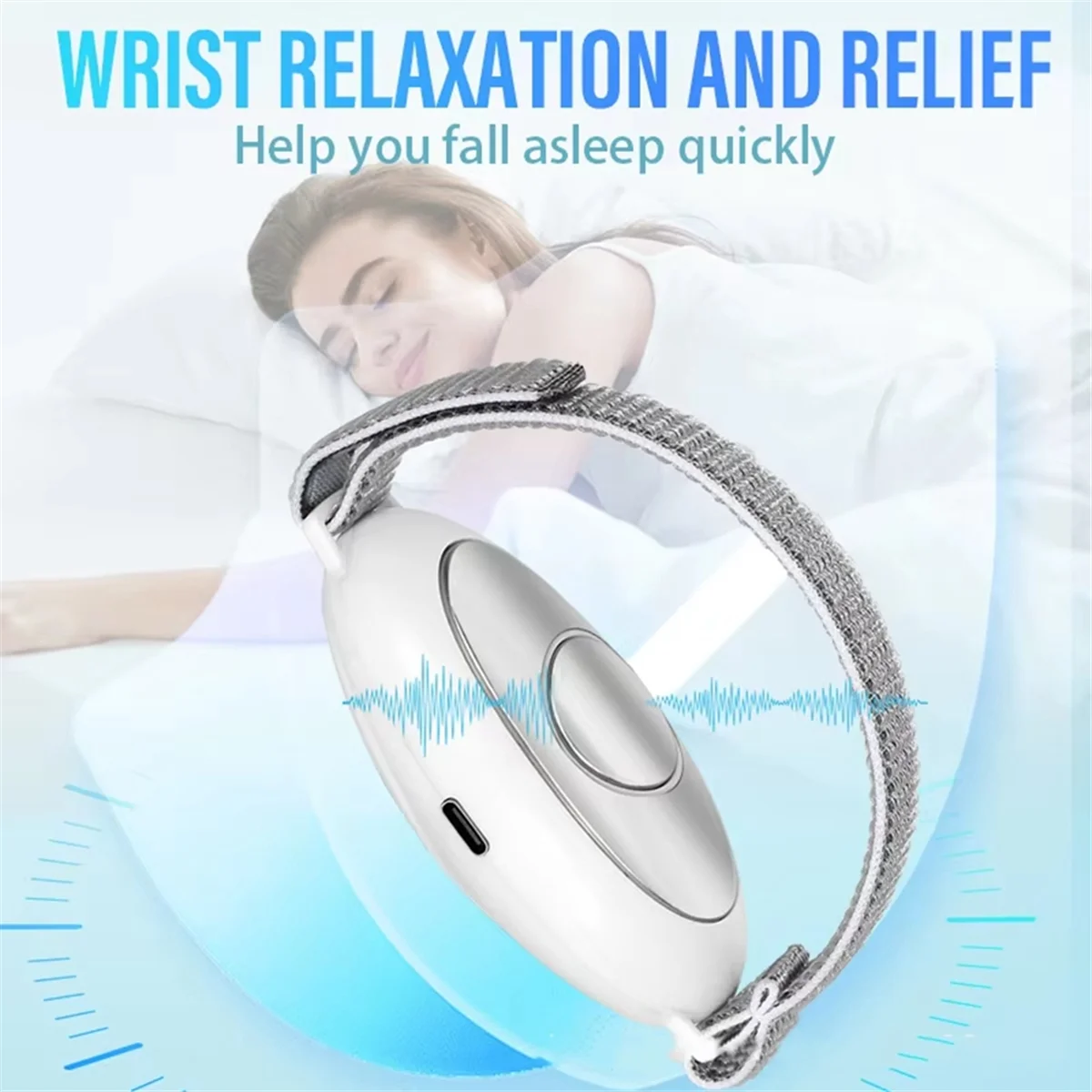 ABIT Handheld Sleep Instrument Pulse Decompression Sleep Aid Improve Insomnia Magic Adjustment Smart Sleep Massager White
ABIT Handheld Sleep Instrument Pulse Decompression Sleep Aid Improve Insomnia Magic Adjustment Smart Sleep Massager White