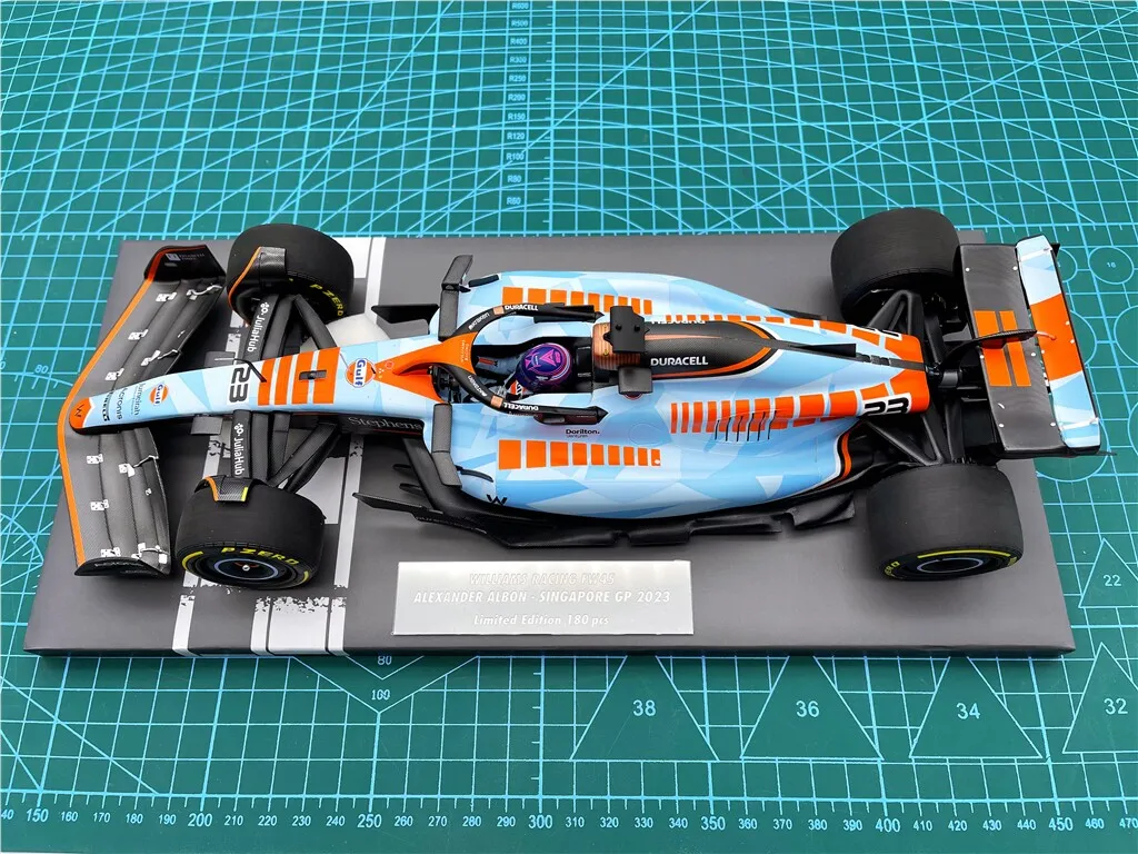 Minichamps 1:18 F1 FW45 Albon Singapore 2023 Simulation Limited Edition Resin Metal Static Car Model Toy Gift
Minichamps 1:18 F1 FW45 Albon Singapore 2023 Simulation Limited Edition Resin Metal Static Car Model Toy Gift