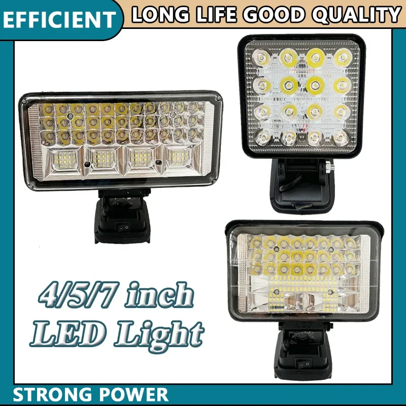 Fit Makita 18V Battery Portable Cordless LED Spotlight 4/5/7 Inch Handheld Emergency Fishing Light Outdoor Work Tool
Fit Makita 18V Battery Portable Cordless LED Spotlight 4/5/7 Inch Handheld Emergency Fishing Light Outdoor Work Tool