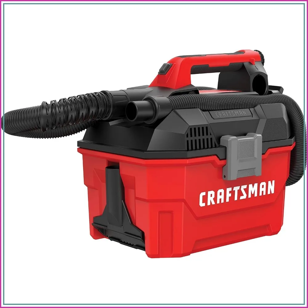 20V Max 2 Gallon Wet Dry Vacuum, 35 CFM Suction, Cordless Portable Shop Vac with 7.8ft Hose, Tool Only
20V Max 2 Gallon Wet Dry Vacuum, 35 CFM Suction, Cordless Portable Shop Vac with 7.8ft Hose, Tool Only