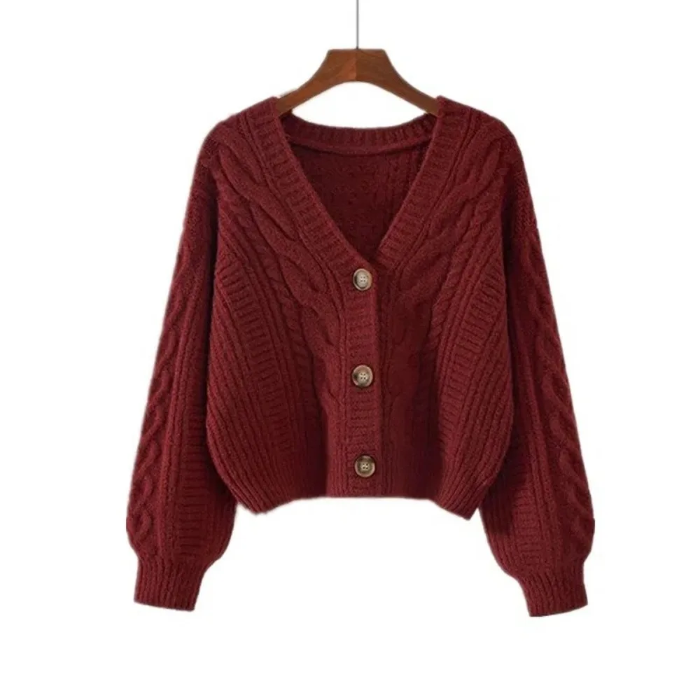 Elegant Long Sleeve Crochet Sweaters Autumn Spring Loose Cardigans Women Y2K Preppy Style Ladies Tops Slim Crop Coats Streetwear
Elegant Long Sleeve Crochet Sweaters Autumn Spring Loose Cardigans Women Y2K Preppy Style Ladies Tops Slim Crop Coats Streetwear