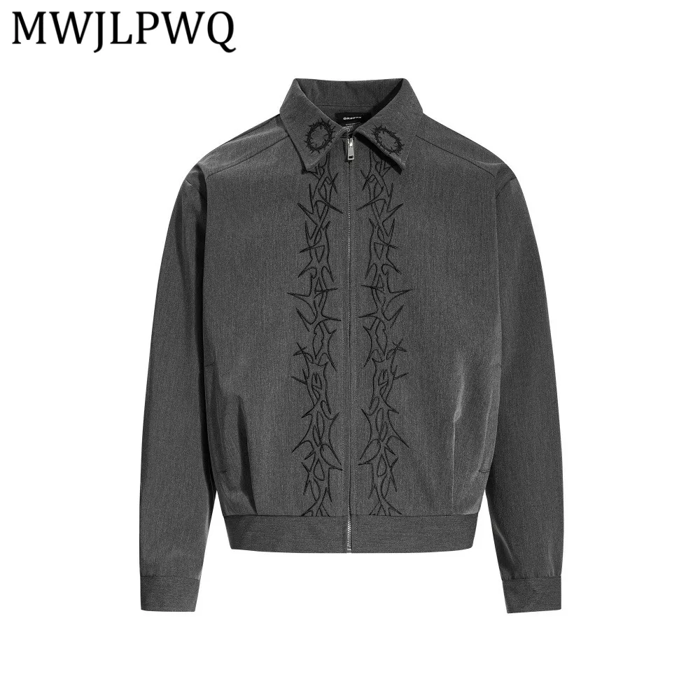 MWJLPWQ American Niche Pattern Embroidery Loose Jacket For Men High Street Lapel Spring Casual Zipper Vibe Loose Tops 14491
MWJLPWQ American Niche Pattern Embroidery Loose Jacket For Men High Street Lapel Spring Casual Zipper Vibe Loose Tops 14491