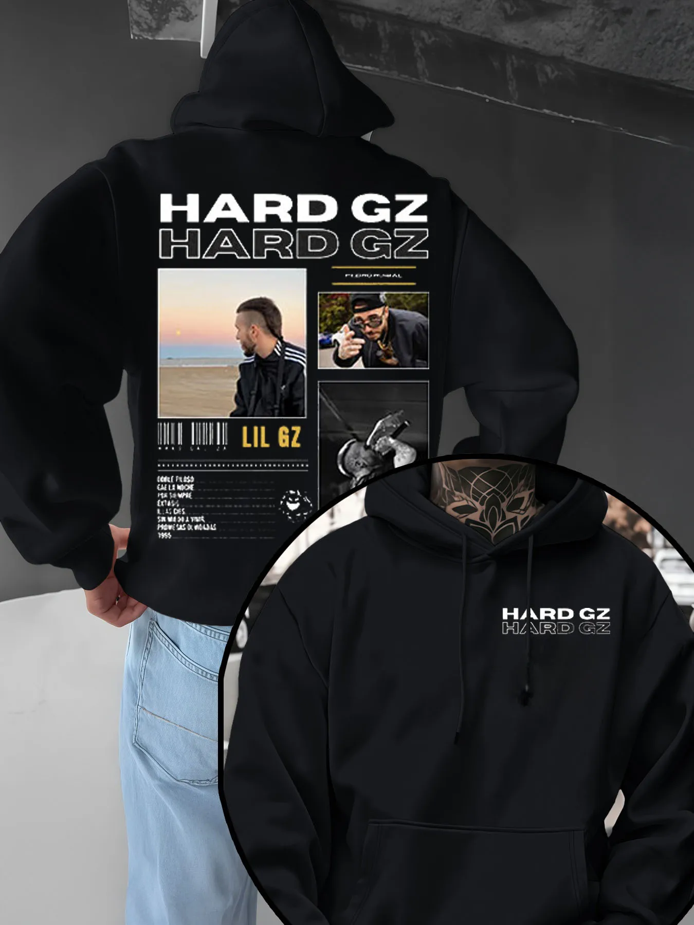 Рэпер HARD GZ Tour 2025 Толстовка с узором Осень/Зима Мужская Женская Мода Хип-Хоп Супер Большая Ретро Уличная Хлопковая Толстовка
Рэпер HARD GZ Tour 2025 Толстовка с узором Осень/Зима Мужская Женская Мода Хип-Хоп Супер Большая Ретро Уличная Хлопковая Толстовка