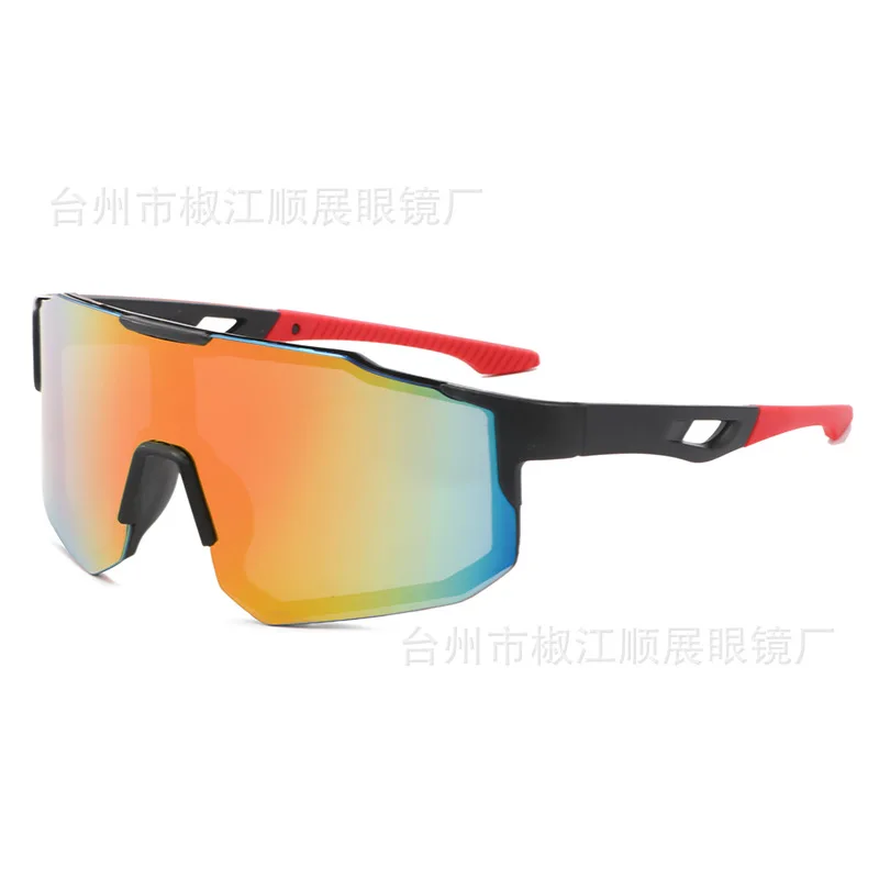 New outdoor sports cycling windproof sunshade sunglasses, men's and women's European and American colorful sunglasses, locomotive large frame and thin
New outdoor sports cycling windproof sunshade sunglasses, men's and women's European and American colorful sunglasses, locomotive large frame and thin