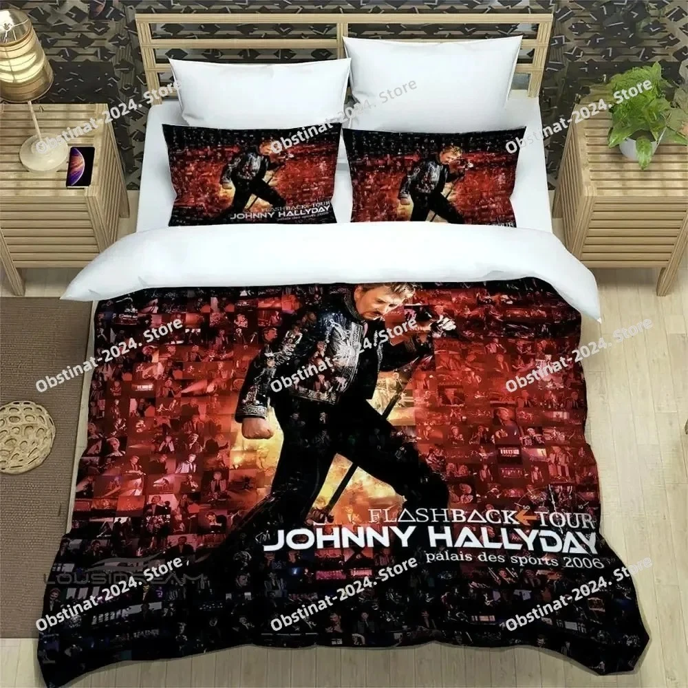 3D Rock Star Johnny Hallyday Bedding Set Printed Bed Set Duvet Cover Sheet Pillowcase Bed Soft Quilt Cover Full Queen King Size
3D Rock Star Johnny Hallyday Bedding Set Printed Bed Set Duvet Cover Sheet Pillowcase Bed Soft Quilt Cover Full Queen King Size