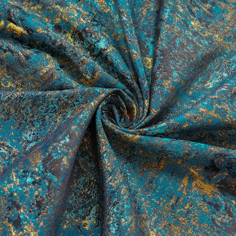 Retro Court Style Blue Gold Yarn Dyed Jacquard Fabric Women's Coat Dress Skirt Bag Decorative Sewing Fabric
Retro Court Style Blue Gold Yarn Dyed Jacquard Fabric Women's Coat Dress Skirt Bag Decorative Sewing Fabric