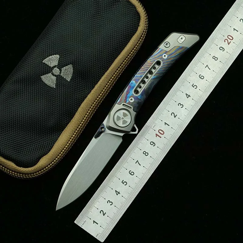 LEMIFSHE JR9610 Flipper Folding Knife M390 Blade Titanium Alloy Handle Outdoor Camping Survival Kitchen Multifunctional EDC Tool
LEMIFSHE JR9610 Flipper Folding Knife M390 Blade Titanium Alloy Handle Outdoor Camping Survival Kitchen Multifunctional EDC Tool