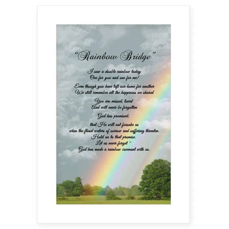 "Rainbow Bridge" by Trendy Decor 4U, Ready to Hang Framed Print, White Frame
"Rainbow Bridge" by Trendy Decor 4U, Ready to Hang Framed Print, White Frame