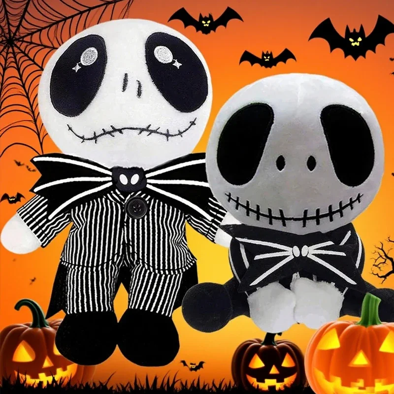 New Plush Puppet Figure Toys Children Soft About 15-17 cm Cute gift Boy Girl The Nightmare Before Christmas Jack Skellington!!!
New Plush Puppet Figure Toys Children Soft About 15-17 cm Cute gift Boy Girl The Nightmare Before Christmas Jack Skellington!!!