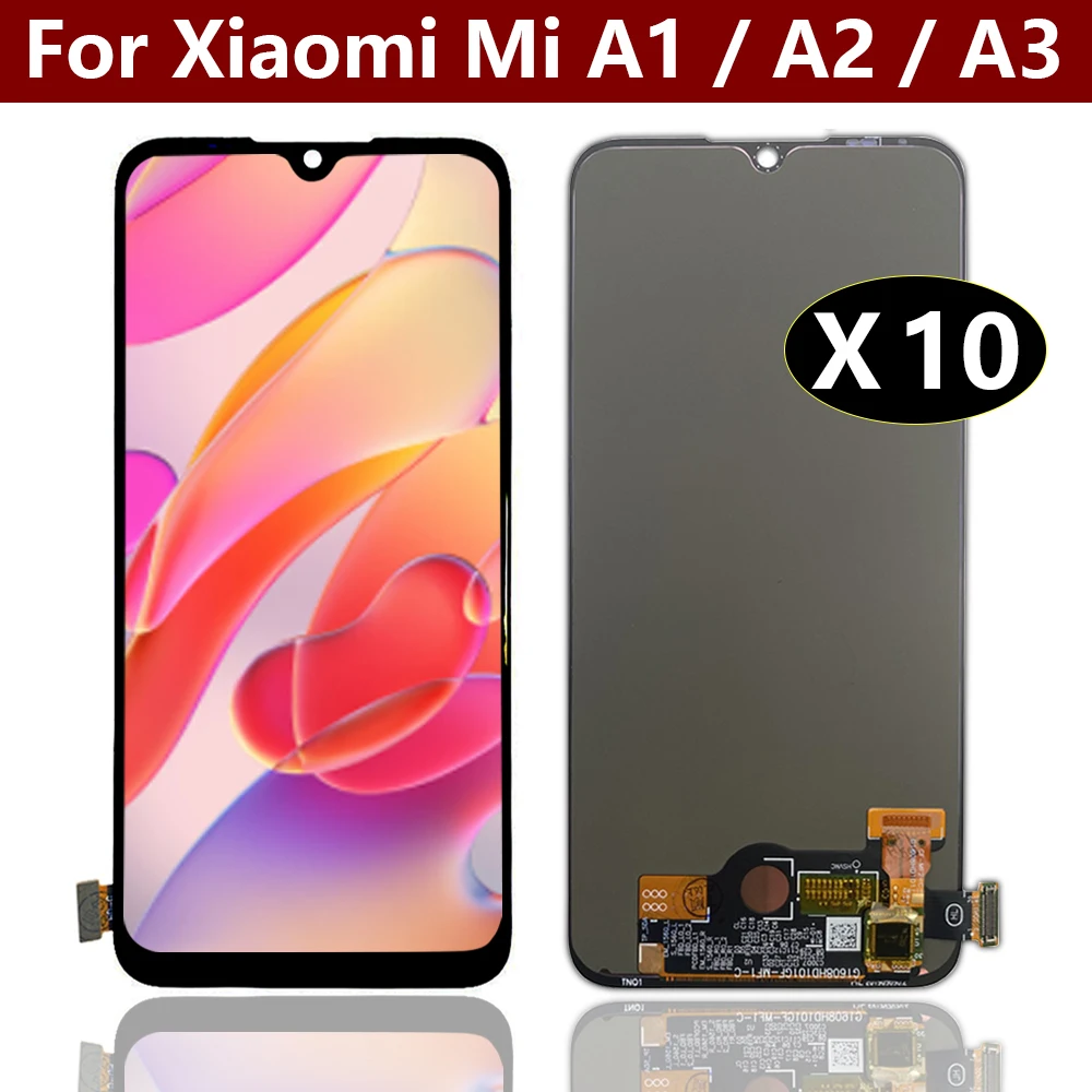 10Pcs/Lot, New For Xiaomi Mi A1 A2 A3 Lite LCD Display Touch Screen Digitizer Assembly For Mi 5X 6X LCD Screen Display
10Pcs/Lot, New For Xiaomi Mi A1 A2 A3 Lite LCD Display Touch Screen Digitizer Assembly For Mi 5X 6X LCD Screen Display