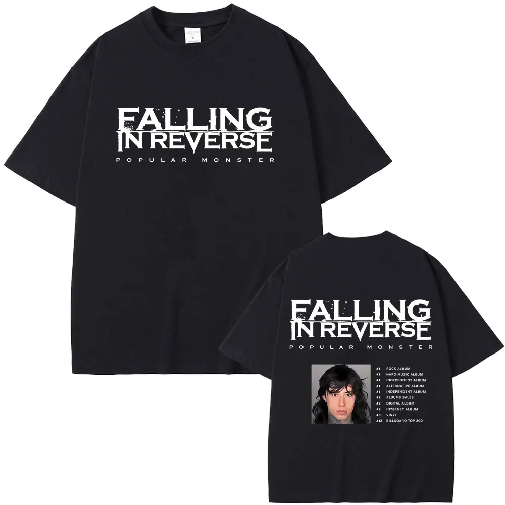 Falling in Reverse Popular Monster T-shirt Ronnie Radke Mugshot Streetwear Men Women Rock Metal Oversized Short Sleeve T Shirts
Falling in Reverse Popular Monster T-shirt Ronnie Radke Mugshot Streetwear Men Women Rock Metal Oversized Short Sleeve T Shirts