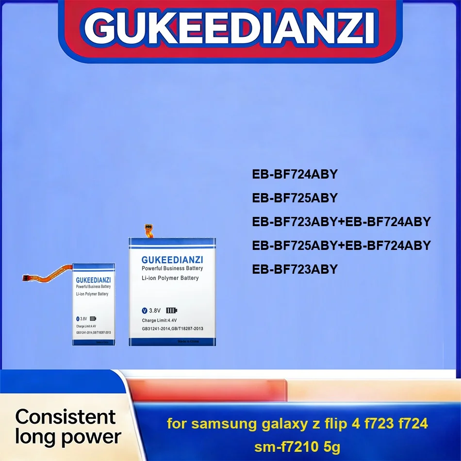EB-BF723ABY+EB-BF724ABY EB-BF725ABY+EB-BF724ABY EB-BF724ABY For Samsung Galaxy z Flip 4 F723 F724 SM-F7210 5G Battery
EB-BF723ABY+EB-BF724ABY EB-BF725ABY+EB-BF724ABY EB-BF724ABY For Samsung Galaxy z Flip 4 F723 F724 SM-F7210 5G Battery