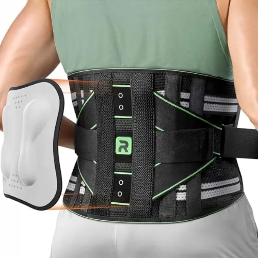 Back Brace for Lower Back Pain Relief, 8 Stays Powerful Lumbar Support for Men Women, Back Support Belt with 3D Pad, Breathable
Back Brace for Lower Back Pain Relief, 8 Stays Powerful Lumbar Support for Men Women, Back Support Belt with 3D Pad, Breathable
