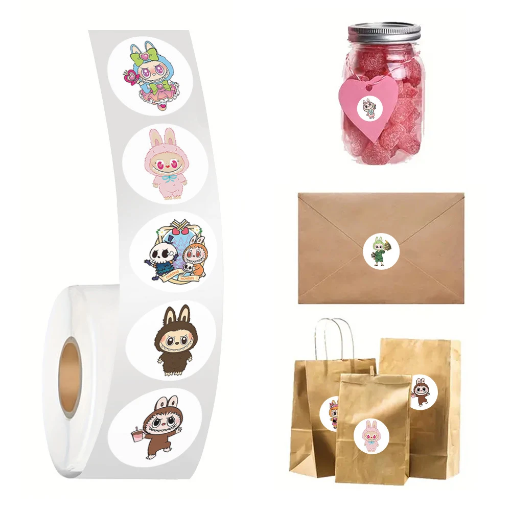 500pcs/roll Kawaii Cartoon Labubu Sealing Stickers Kids Reward Sticker Toys Gift Notebook Phone Cute Graffiti Decals Decoration
500pcs/roll Kawaii Cartoon Labubu Sealing Stickers Kids Reward Sticker Toys Gift Notebook Phone Cute Graffiti Decals Decoration